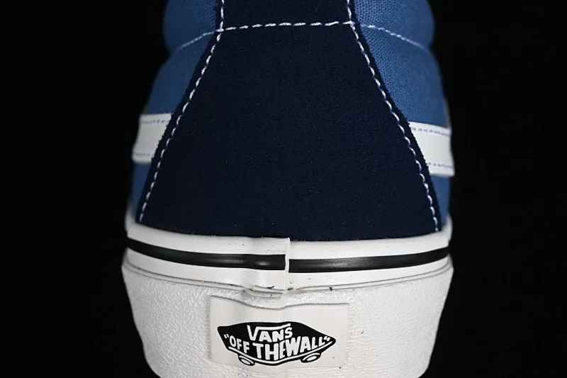 All categories Vans Vans series Vans Mid Vans China Vans Sk8-Mid Vans official navy blue mid-top retro classic casual canvas shoes VN0A391F5TU